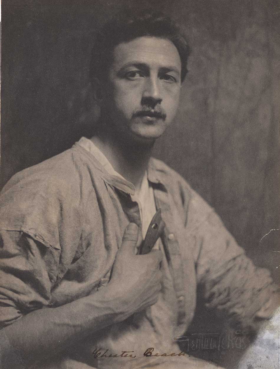 Portrait of sculptor and medalist Chester Beach