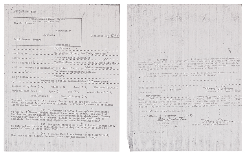 Two photocopied pages of a court document.